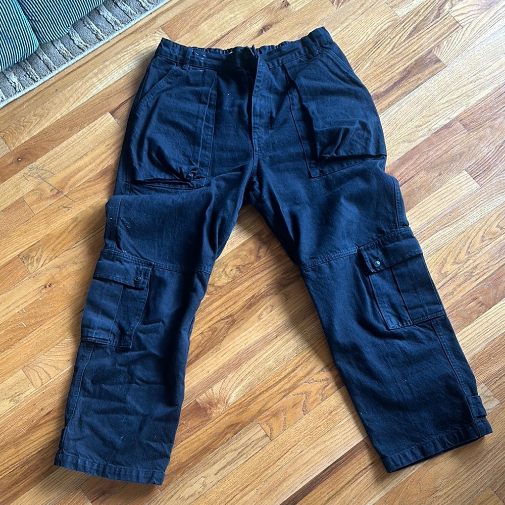 Urban Outfitters Black Cargo Jeans